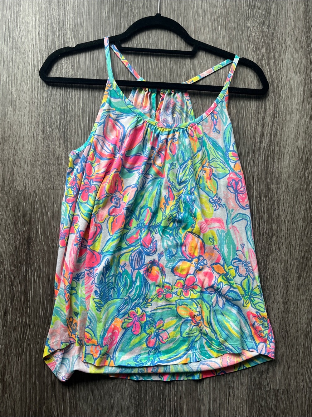 Lilly Pulitzer Multicolor Floral Tank Top
